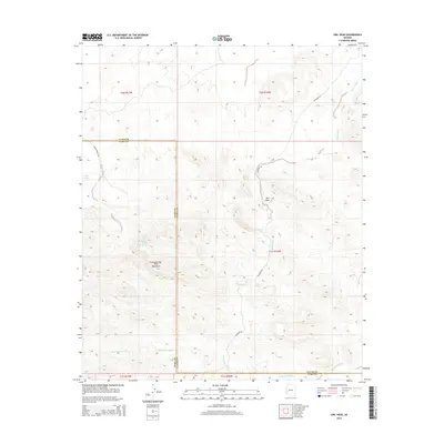 2014 Map of Owl Head, 2014 Print