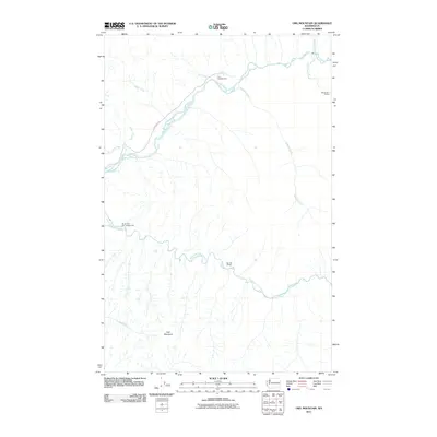 2011 Map of Owl Mountain, 2011 Print