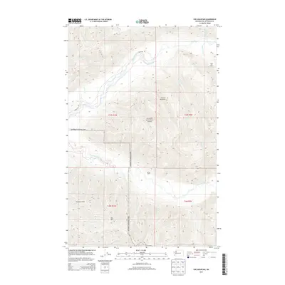 2014 Map of Owl Mountain, 2014 Print