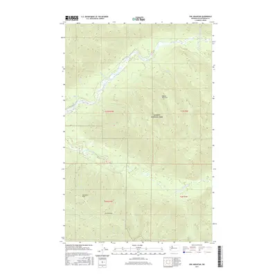 2017 Map of Owl Mountain, 2017 Print