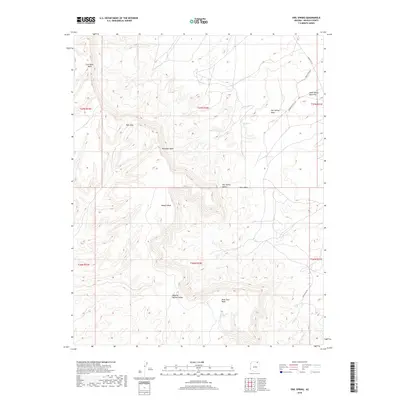 2018 Map of Owl Spring, 2018 Print