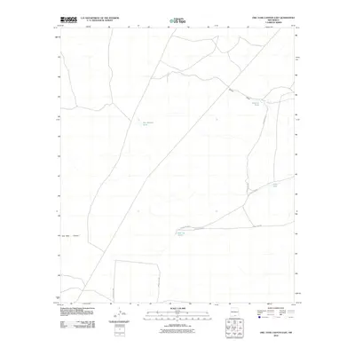 2010 Map of Owl Tank Canyon East, 2010 Print