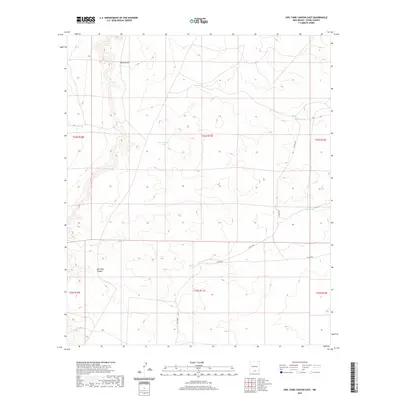 2020 Map of Owl Tank Canyon East, 2020 Print