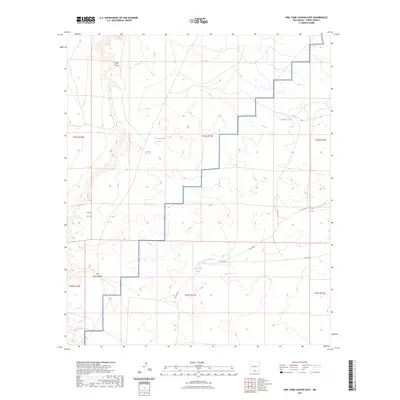 2023 Map of Owl Tank Canyon East, 2023 Print