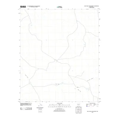 2010 Map of Owl Tank Canyon West, 2010 Print