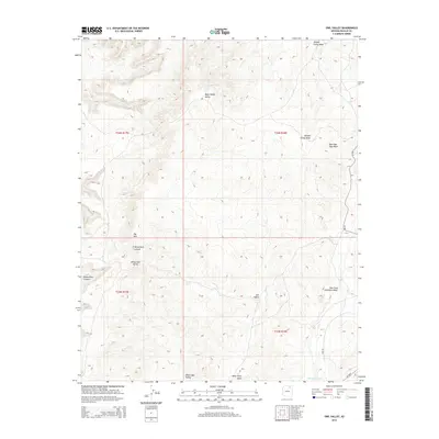 2014 Map of Owl Valley, 2014 Print