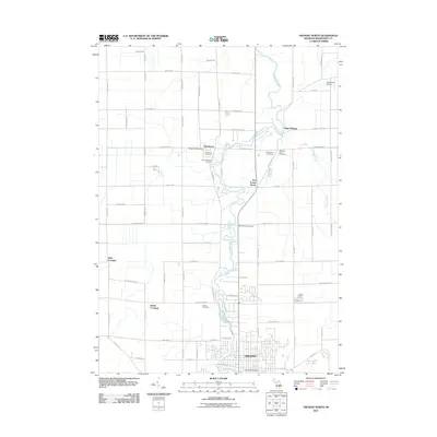 2011 Map of Owosso North, 2011 Print