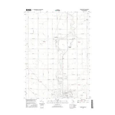 2017 Map of Owosso North, 2017 Print