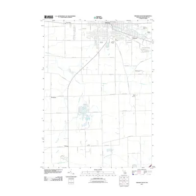 2011 Map of Owosso South, 2011 Print