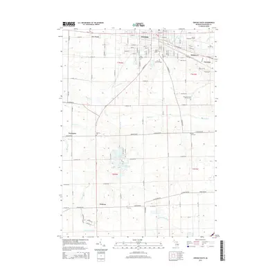2014 Map of Owosso South, 2014 Print