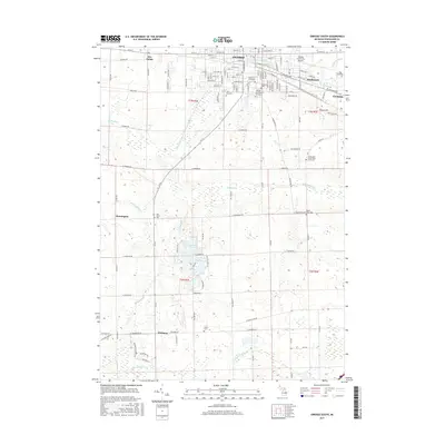 2017 Map of Owosso South, 2017 Print