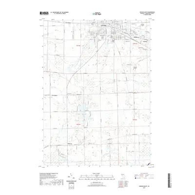 2019 Map of Owosso South, 2019 Print