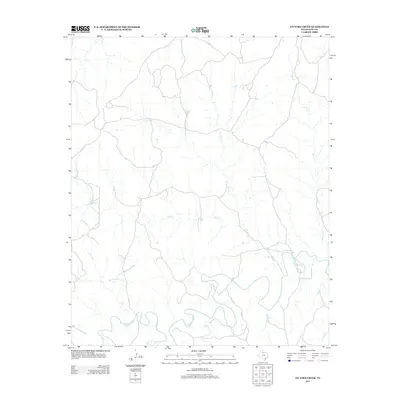 2012 Map of Ox Yoke Creek, 2012 Print