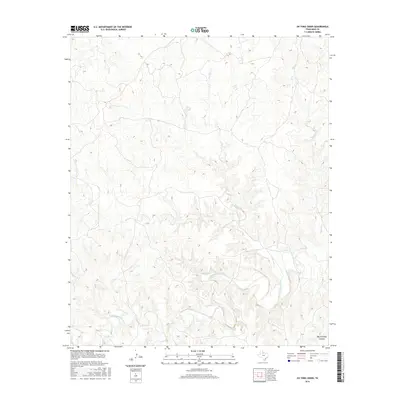 2016 Map of Ox Yoke Creek, 2016 Print
