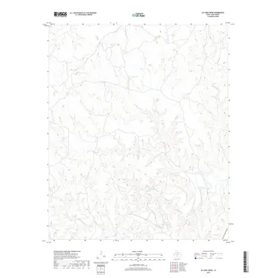 2019 Map of Ox Yoke Creek, 2019 Print