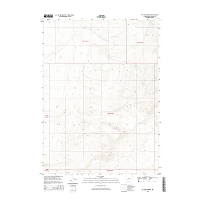 2015 Map of Ox Yoke Springs, 2015 Print