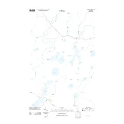 2013 Map of Oxbo, 2013 Print