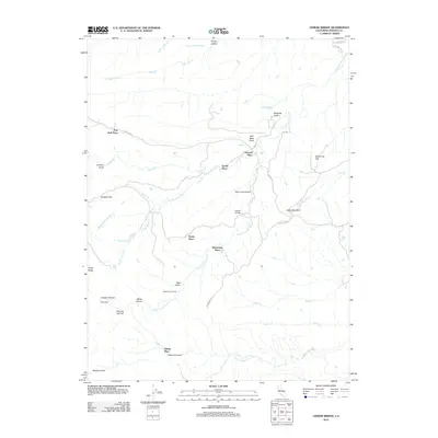 2012 Map of Oxbow Bridge, 2012 Print