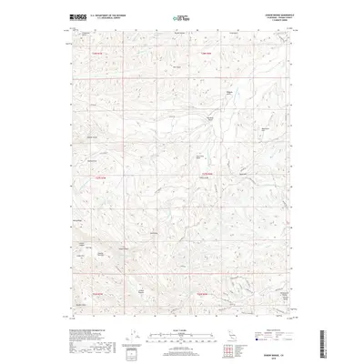 2018 Map of Oxbow Bridge, 2018 Print