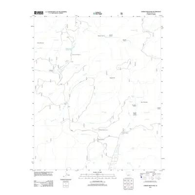 2011 Map of Oxbow Mountain, 2011 Print