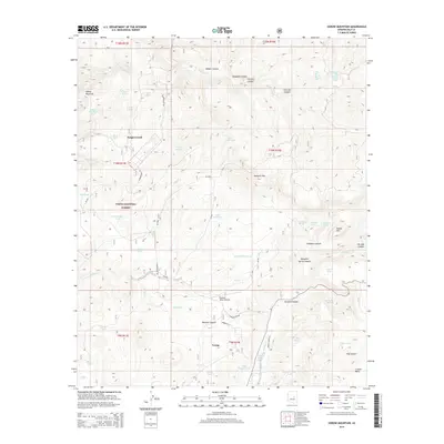2014 Map of Oxbow Mountain, 2014 Print