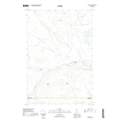 2018 Map of Oxbow West, 2018 Print