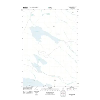 2011 Map of Oxbrook Lakes, 2011 Print