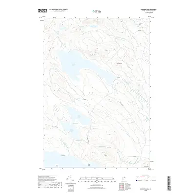 2018 Map of Oxbrook Lakes, 2018 Print