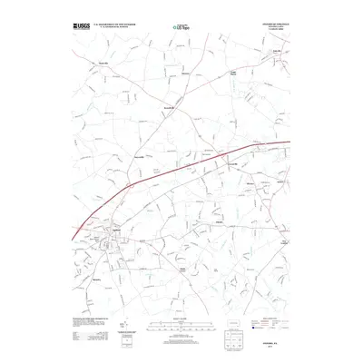 2013 Map of Oxford, 2013 Print