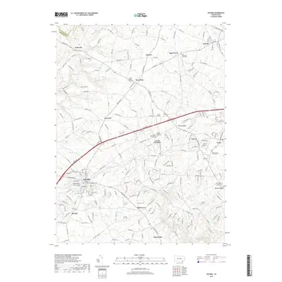 2019 Map of Oxford, 2019 Print