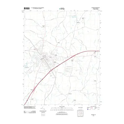 2010 Map of Oxford, 2010 Print