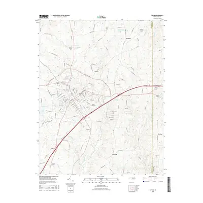 2016 Map of Oxford, 2016 Print