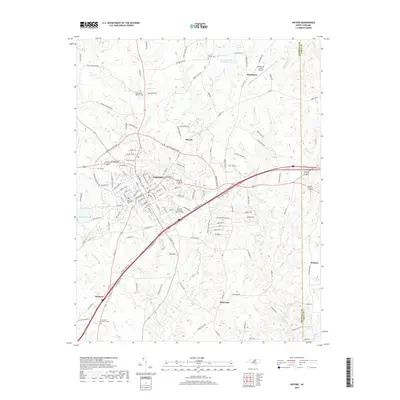 2019 Map of Oxford, 2019 Print