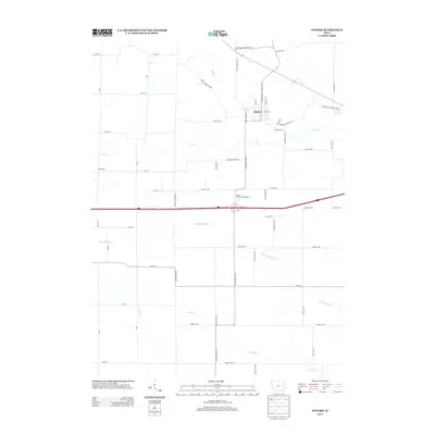 2013 Map of Oxford, 2013 Print