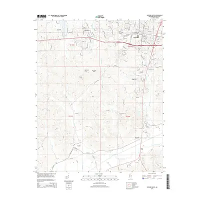 2015 Map of Oxford South, 2015 Print