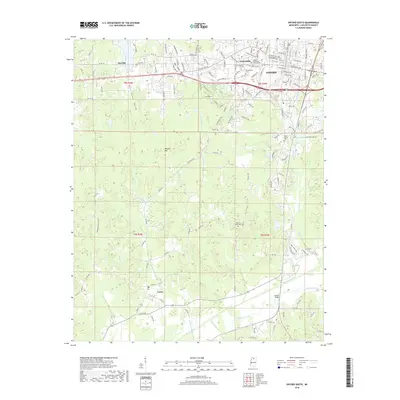 2018 Map of Oxford South, 2018 Print