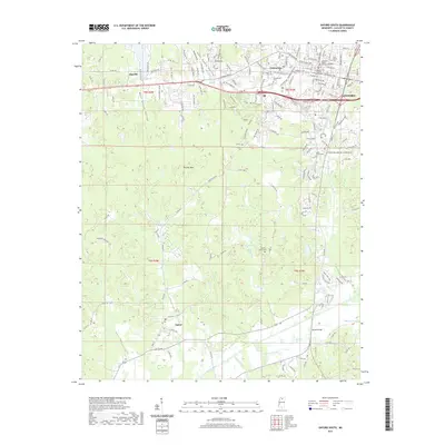 2021 Map of Oxford South, 2021 Print