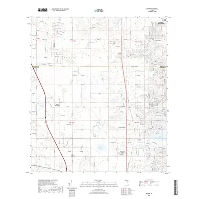 2018 Map of Oxford, 2018 Print