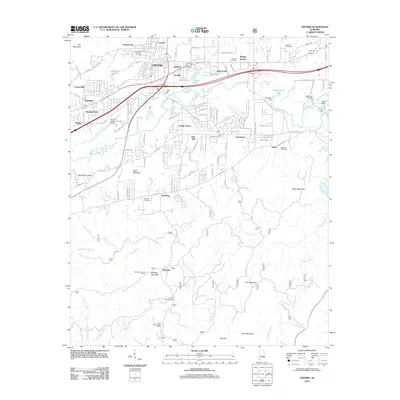 2011 Map of Oxford, 2011 Print