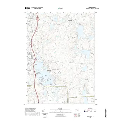 2018 Map of Oxford, 2018 Print