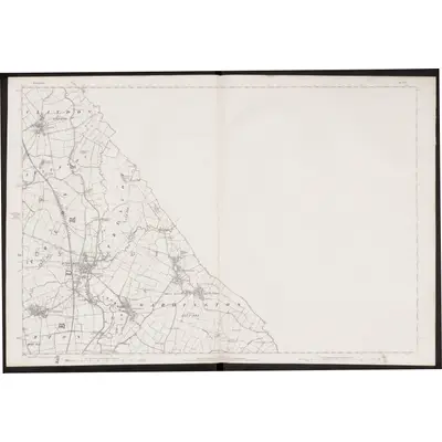 1881 Map of Oxfordshire III, 1885 Print