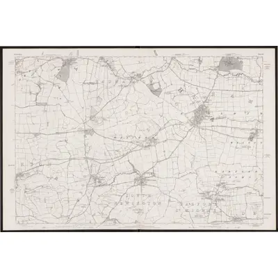 1881 Map of Oxfordshire IX, 1885 Print