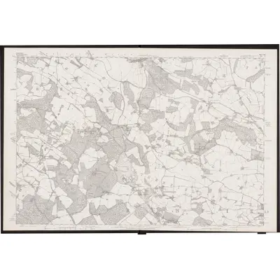 1877 Map of Oxfordshire LIII, 1883 Print