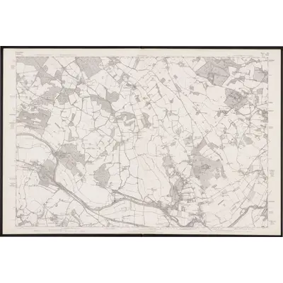 1877 Map of Oxfordshire LVI, 1882 Print