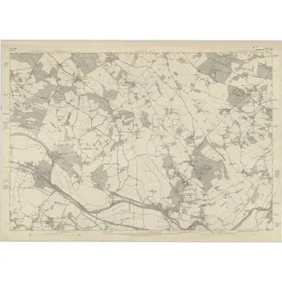 1877 Map of Oxfordshire LVI, 1882 Print