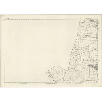 1881 Map of Oxfordshire VIII, 1884 Print