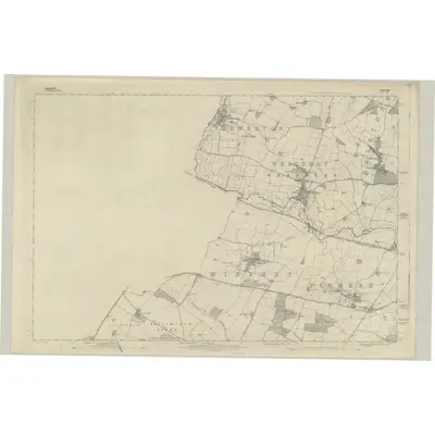 1880 Map of Oxfordshire XI, 1885 Print