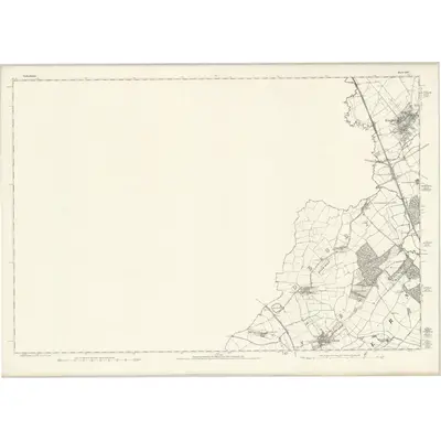 1880 Map of Oxfordshire XIX, 1885 Print