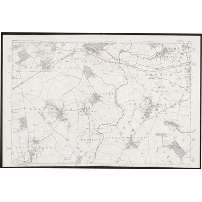 1876 Map of Oxfordshire XL, 1886 Print