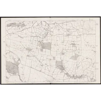 1880 Map of Oxfordshire XV, 1886 Print